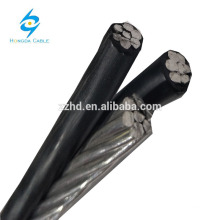 2 * 4awg + 4 triplex serviço triplex drop cable condutor de alumínio cabo ABC